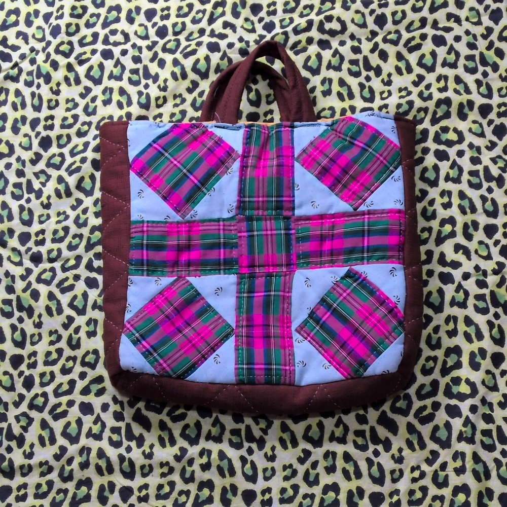 Handmade Granny Quilt Bag